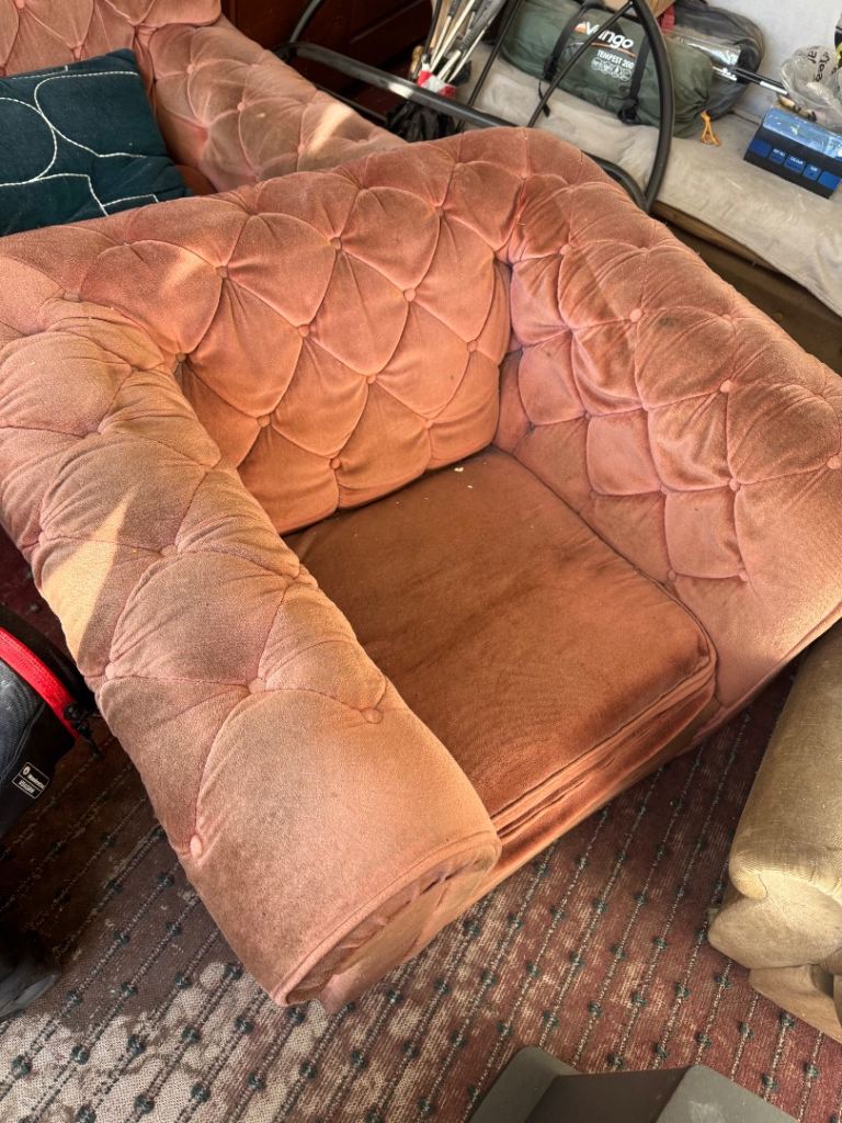 Free to give away. 2x single seaters & 1x 3 seater