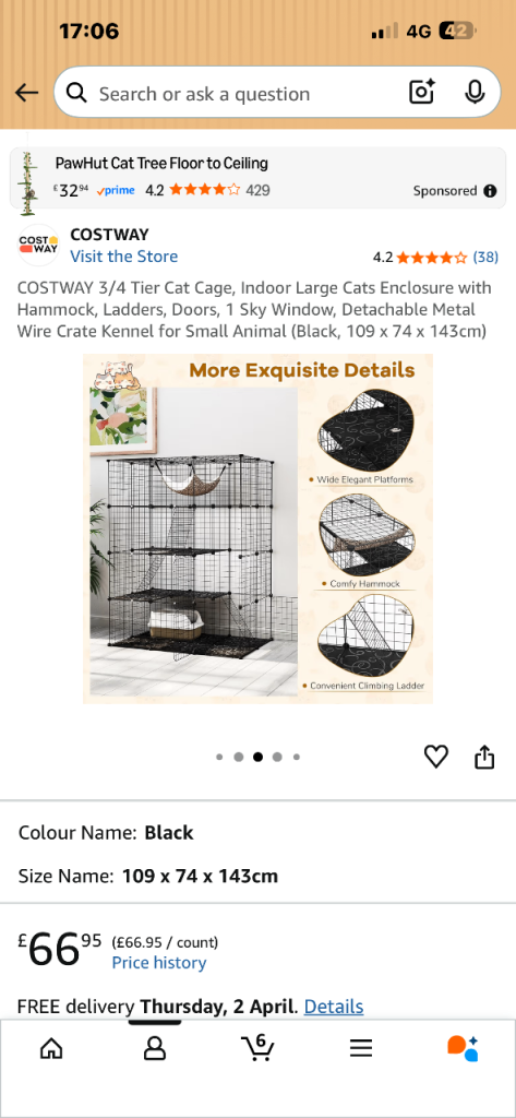 Cat cage