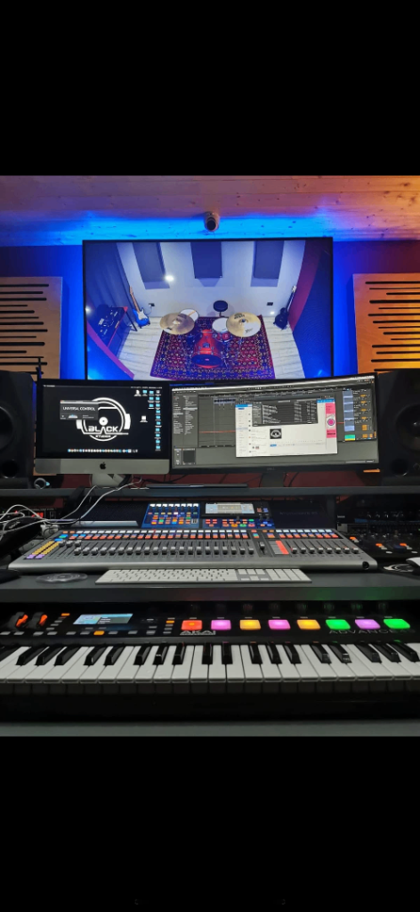 Music recording studio equipment 