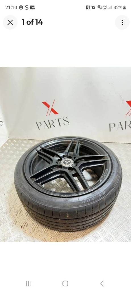 Mercedes alloy wheel 