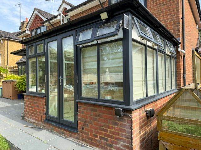 FREE Conservatory – Solid Timber Frame with Double Doors – You Dismantle & Collect (June)