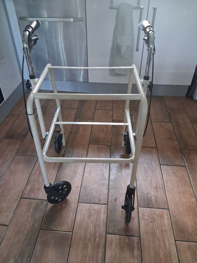 Mobility trolley to carry necessary bits around home.