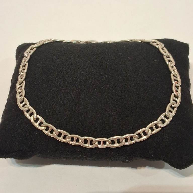 Sterling Silver Bracelet Stamp 925 Weight-8,55 Grams, Length-21,7 Centimeters
