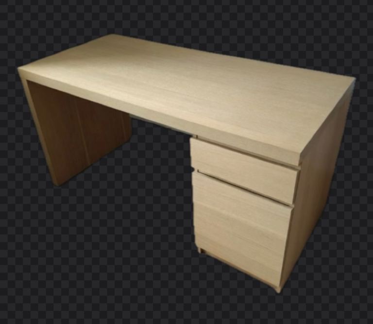 IKEA Malm Desk Oak Veneer VGC