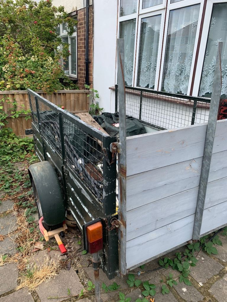 Heavy Duty Single Axle Utility Trailer with Mesh Sides & Bradley Mk3 Hitch