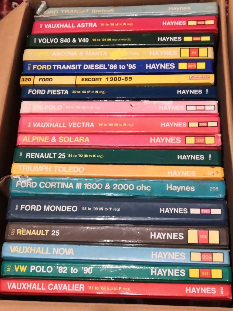 Haynes workshop manuals x 65