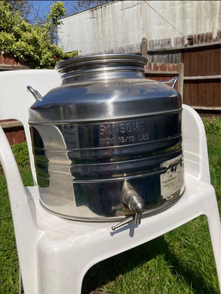 25 litres stainless steel tank 