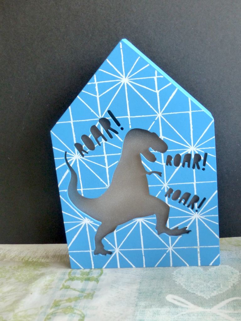 Light up dinosaur wall plaque /picture New and unused Batteries not included