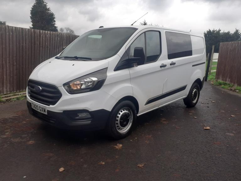2020 Ford Transit Custom 2.0 EcoBlue LO ROOF LEADER CREW VAN EX POLICE + VAT PANEL VAN Diesel Manual