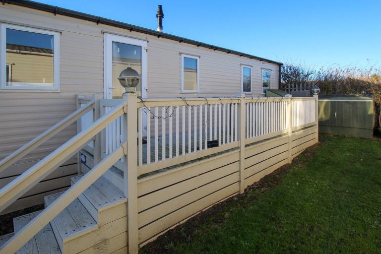Willerby Caledonia 2017 static caravan sited at Seaview Park, Whitstable, Kent