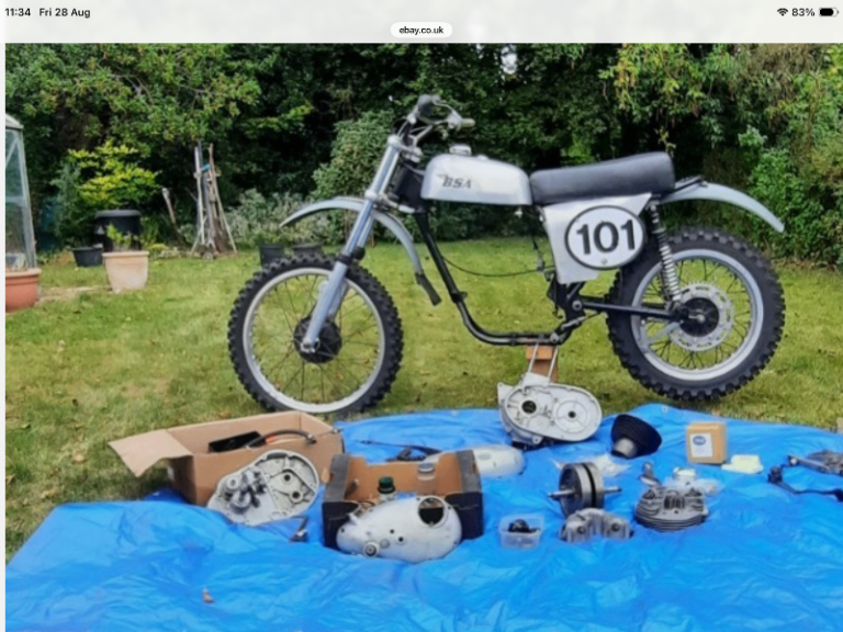 BSA B40 trials bike 1964 needs putting back together - Project