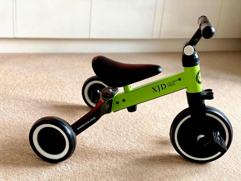 As new XJD 3 in 1 Kids Tricycle for up to 5 years of age.