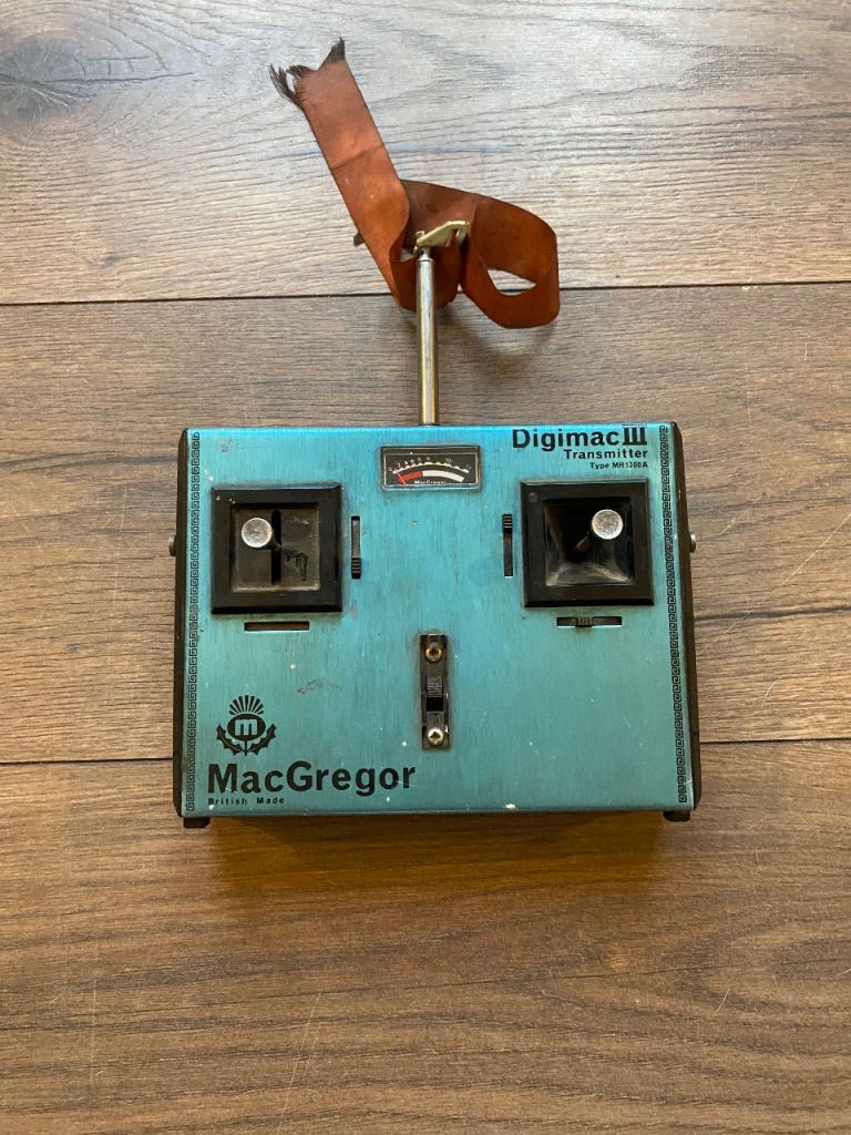 Remote control transmitter Digimac 3 vintage retro upcycle man cave collectibles 
