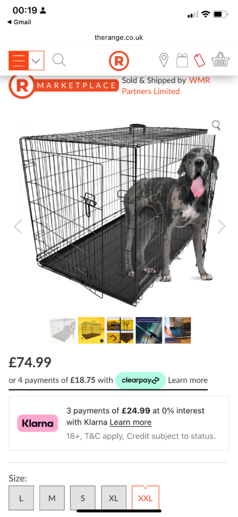 Dog crate
