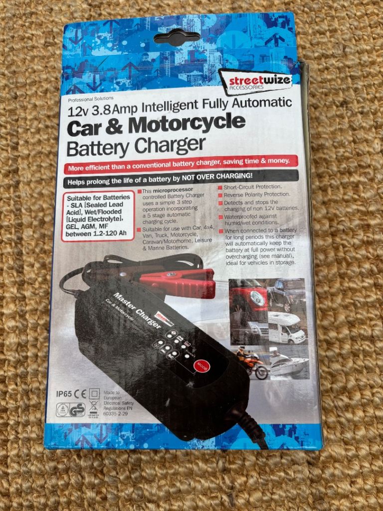Car & Motorcycle battery charger 