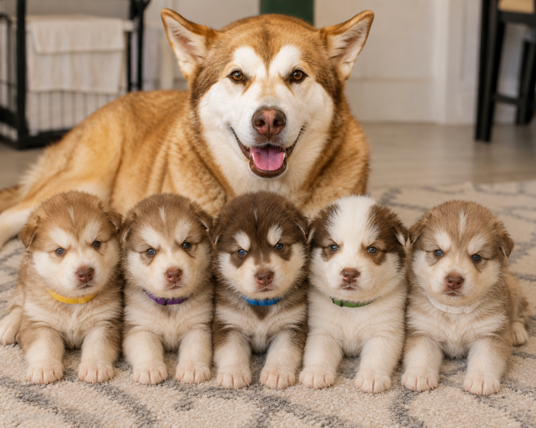5 Remaining Stunning Alaskan Malamute Puppies