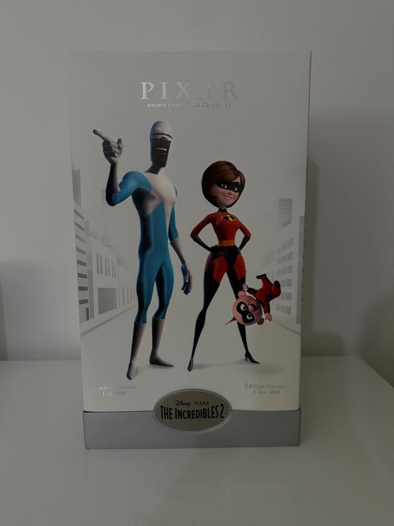 Disney Limited Edition Incredibles 2 Designer Doll set - Elastigirl Frozone Jack Jack