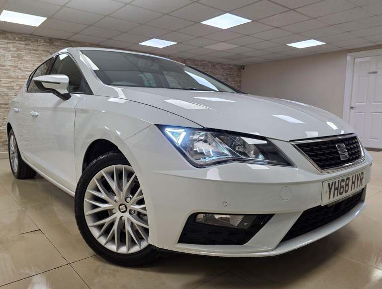 SEAT LEON 1.0 TSI SE Dynamic White Manual Petrol 2018 WARRANTY 12 MONTHS MOT