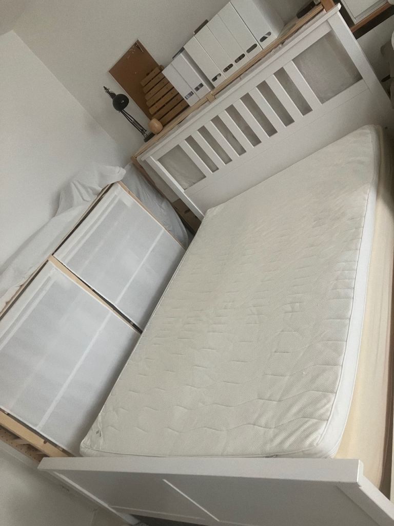 IKEA SULTAN HJELMÅS Double Mattress + Topper
