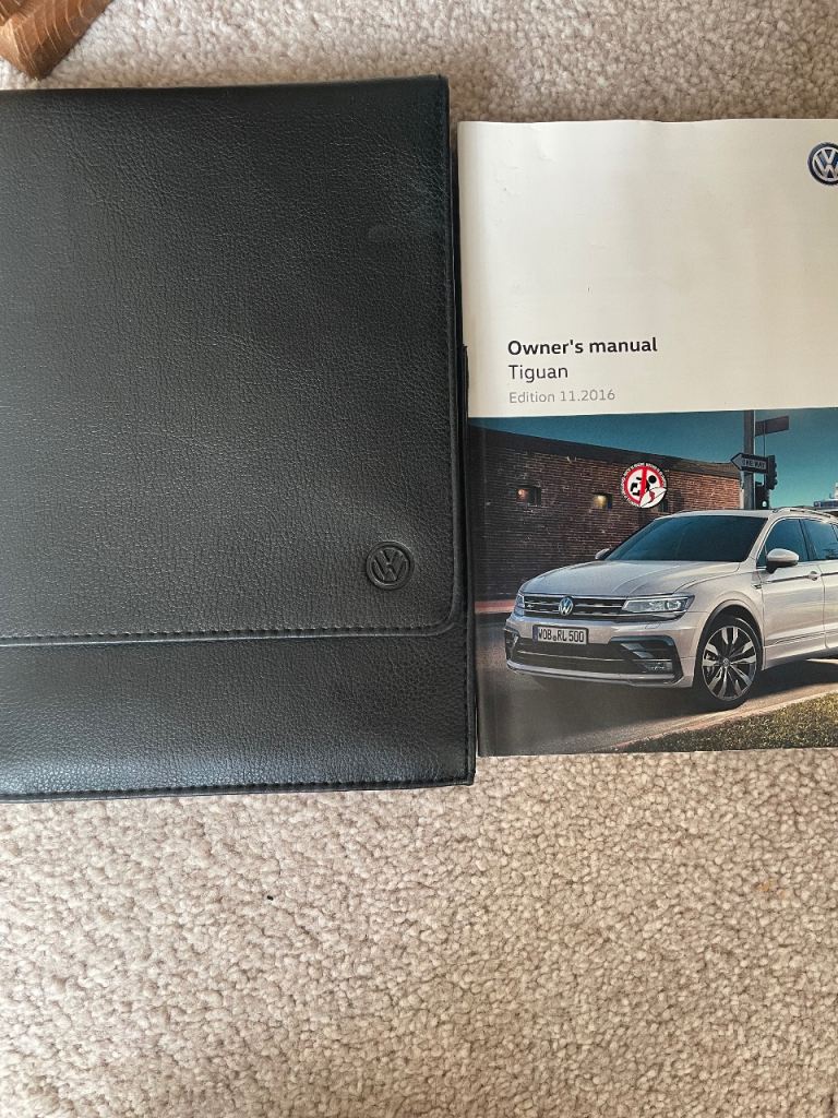 VW Tiguan 2016 onwards owner manual and case