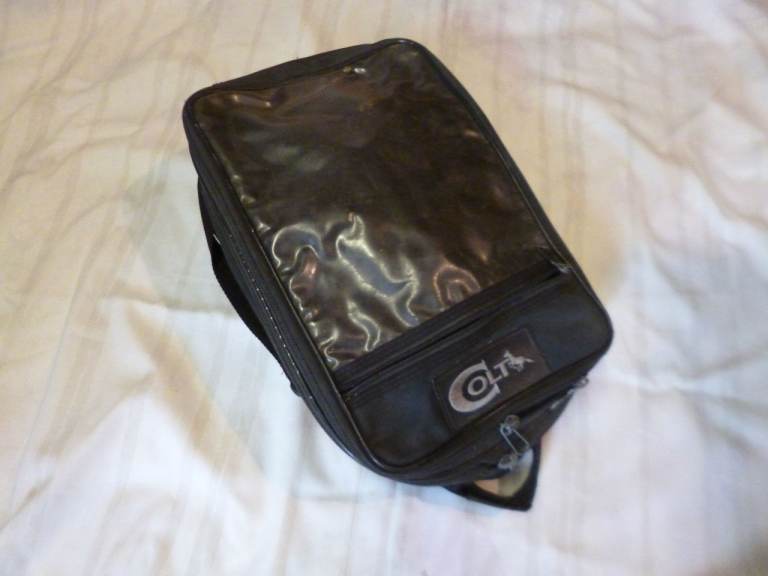 Colt tank bag. Expandable. Used condition.