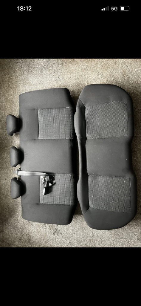 Seat Ibiza 6J Rear Seat Bench Seats with Headrests Bench Seat 3-Point Seats