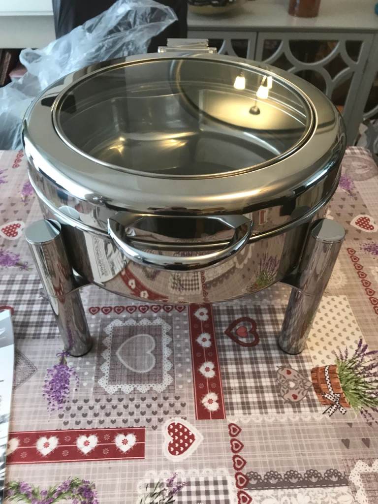 Amazing Brand new Sambonet  round Chafing dish 