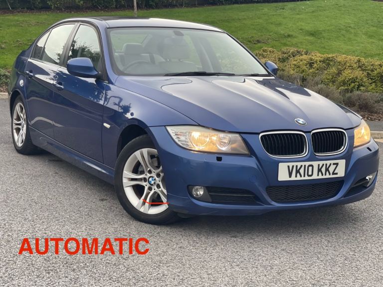 BMW 3 SERIES, 318d, **AUTOMATIC**, 156k MILEAGE, CREAM LEATHER INTERIOR, MOT MAY 2027