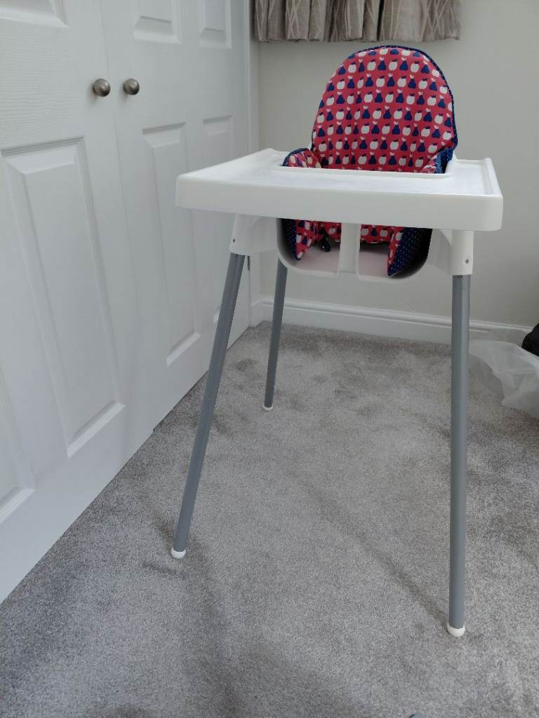 Ikea high chair with cushion