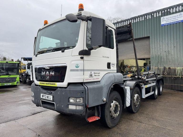 2013 MAN TGS 35.360 8X4 HOOK LOADER