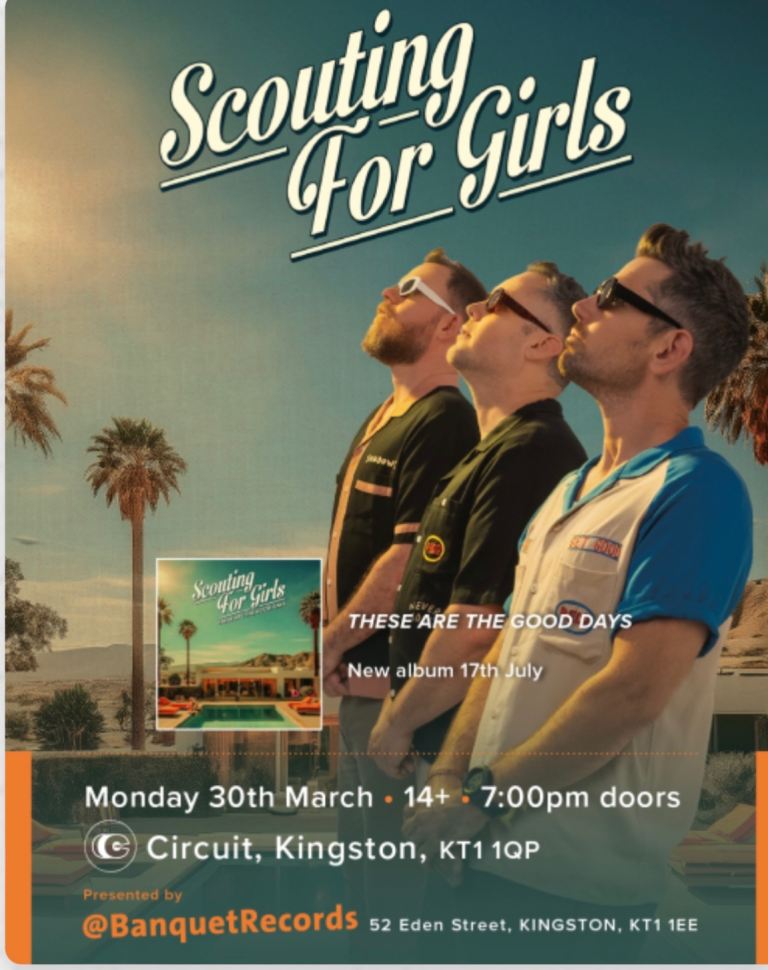 Scouting For Girls Tickets Kingston 30/3/26