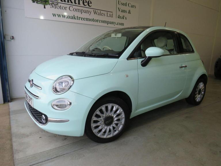 FIAT 500 1.2 Lounge Euro 6 (s/s) 3dr Green Manual Petrol 2017