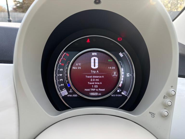 2019 Fiat 500 1.2 Lounge Dualogic Euro 6 (s/s) 3dr Petrol