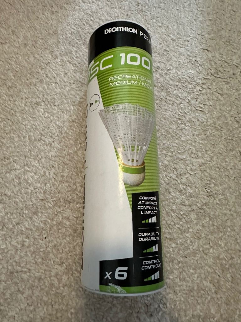 Badminton shuttlecock plastic Perfly PSC 100 CH