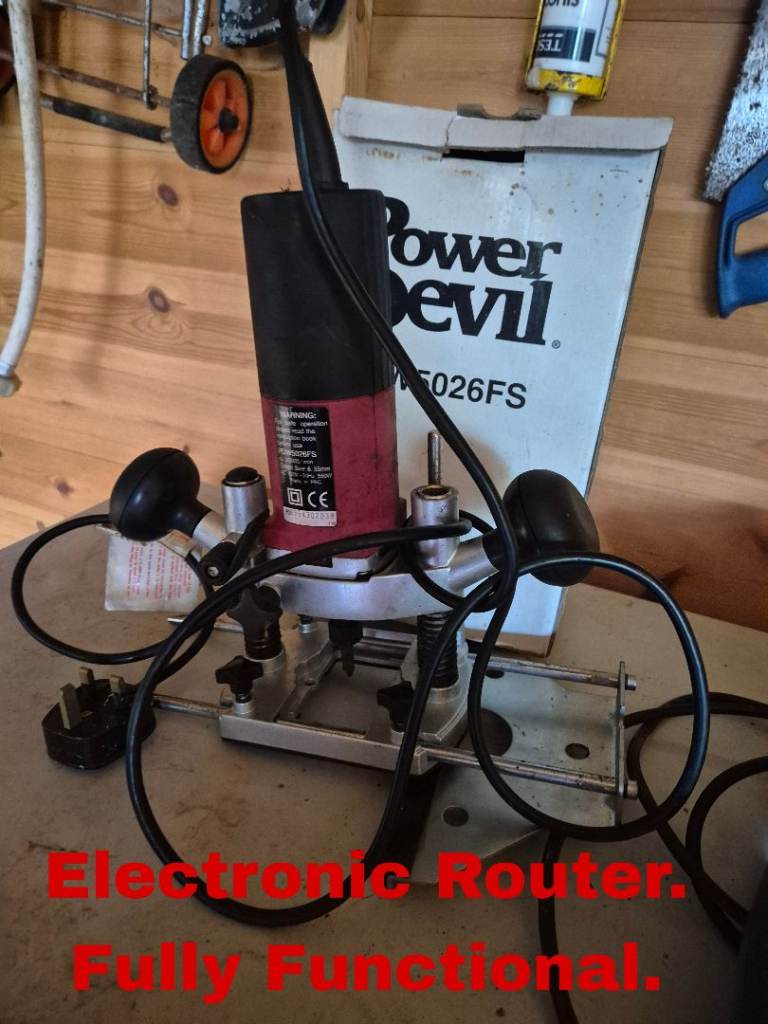 Power Devil Electronic Router PD 026FS – Fully Functional