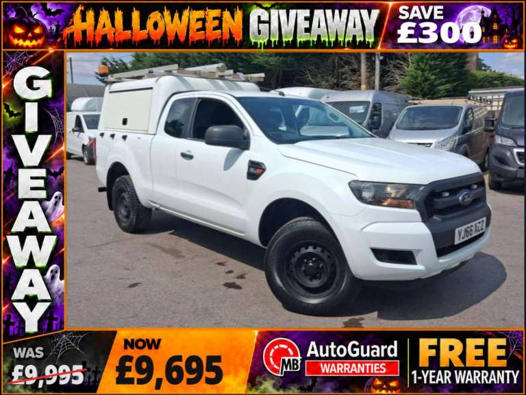 2016 Ford Ranger 2.2 TDCi XL Pickup Double Cab 4dr Diesel Manual 4WD Euro 6 (s/s) (Eco Axle) Pick...