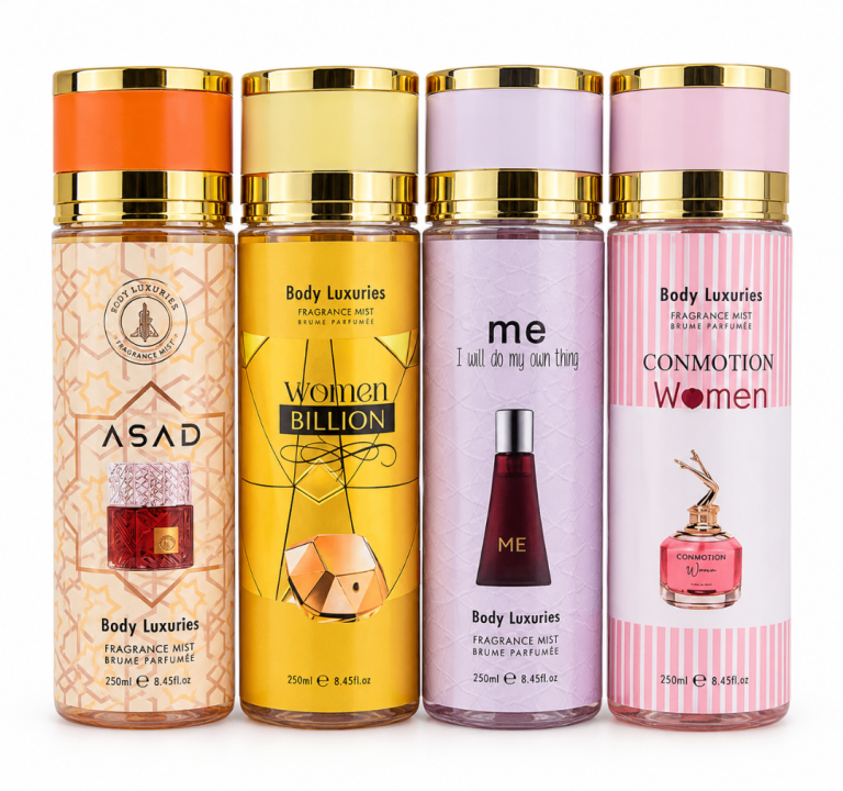 New Body Luxuries Fragrance Mist 250ml each 