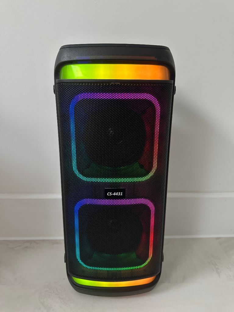Portable Bluetooth Party Speaker with mic