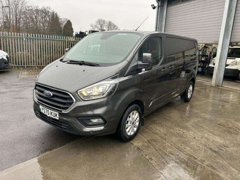 FORD TRANSIT CUSTOM 300 2.0 TDCI 130BHP L2H1 LWB EcoBlue Limited Grey Manual Die