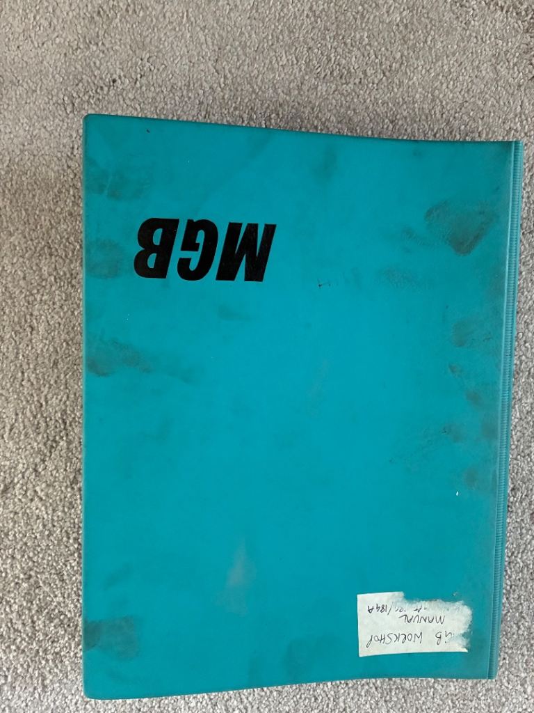 MGB workshop manual 