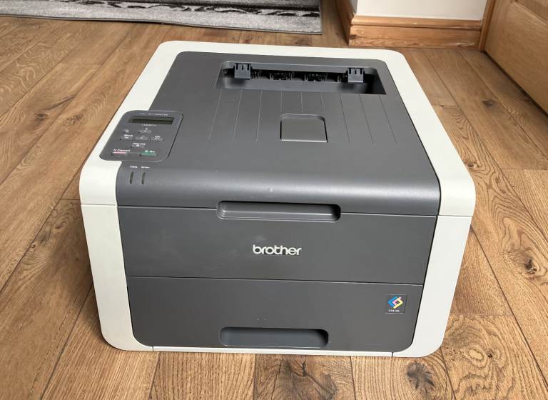 Brother HL-3140CW colour laser printer with WiFi – very cheap to run 