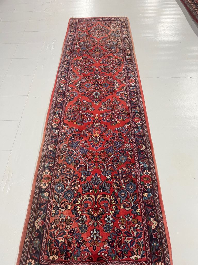Persian sarough runner rug