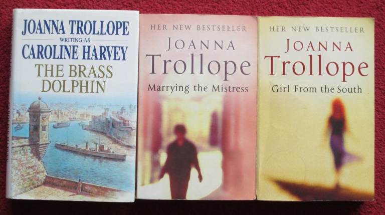 JOANNA TROLLOPE - 3 BOOKS, TITLES IN DESCRIPTION, GOOD CONDITION