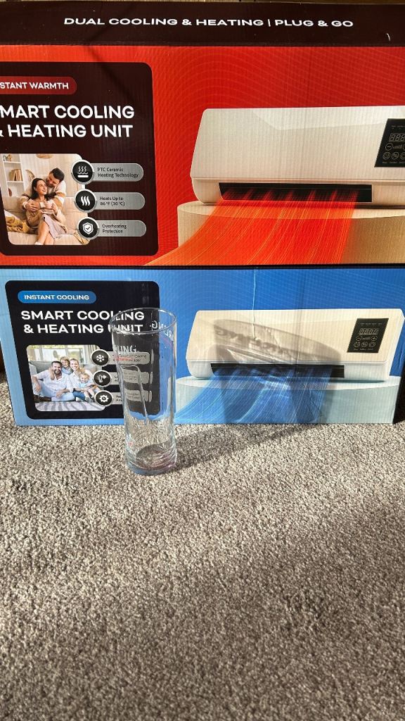 Two smart heater &cooling units