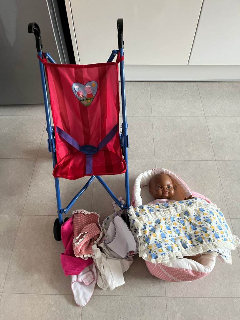 DOLL PUSHCHAIR AND DOLL
