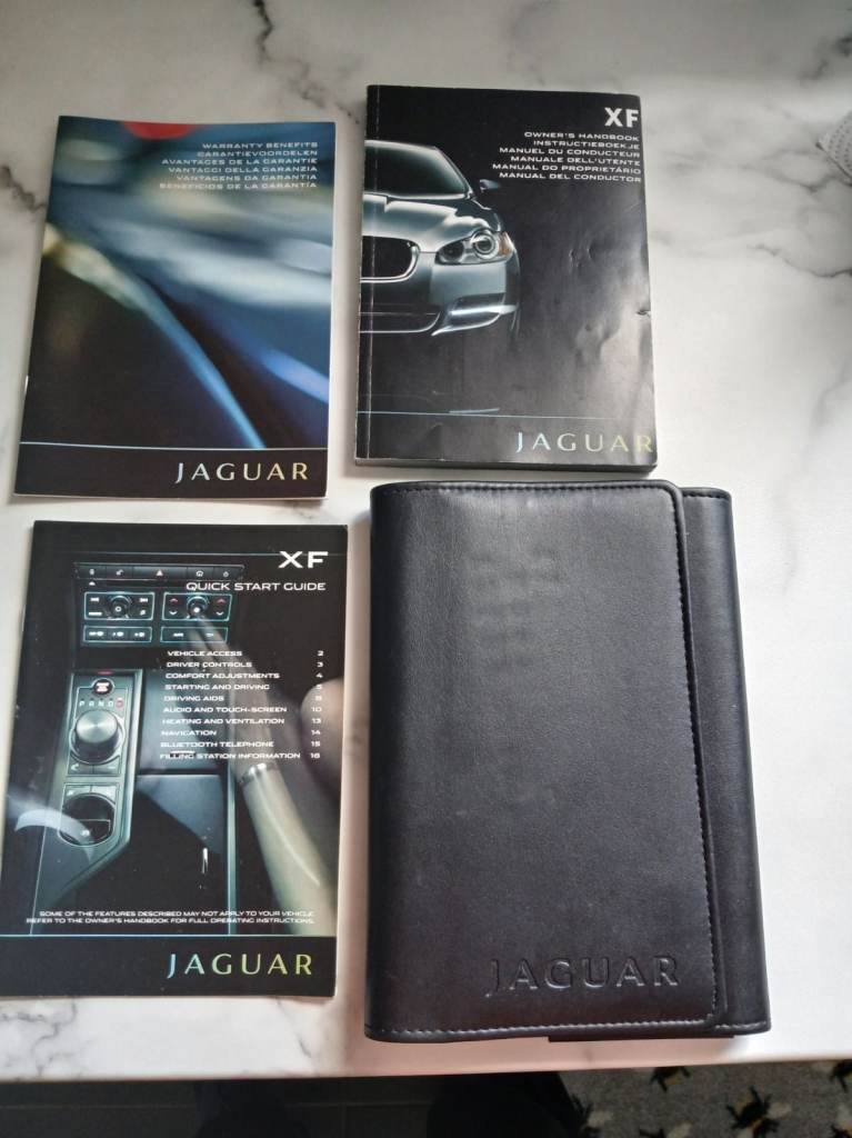 Jaguar xf 2010 user manual with wallet