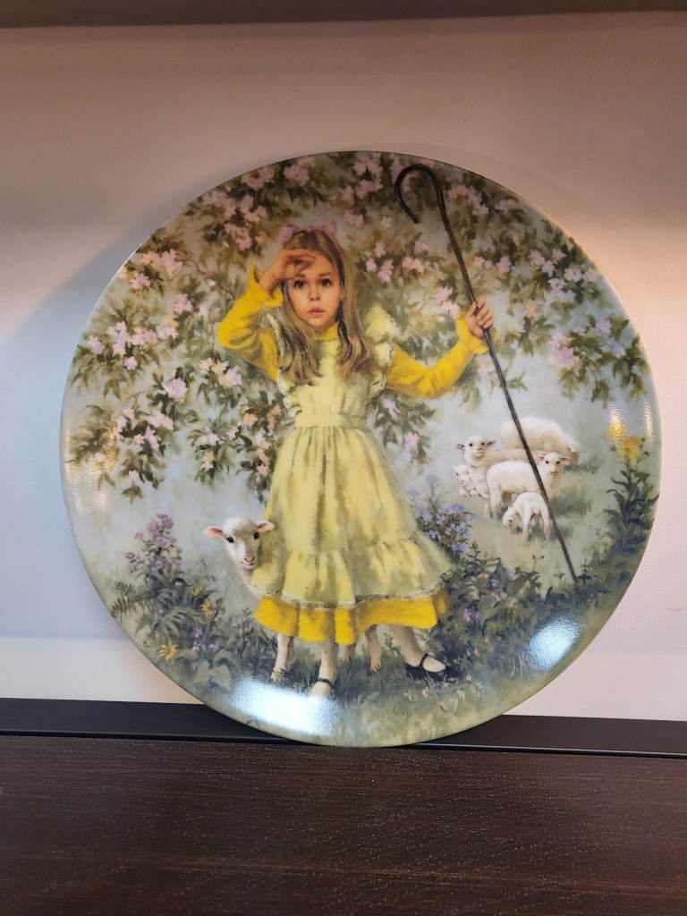 Little Bo Peep Plate Reco Numbered Collectable Vintage 1980's Plate