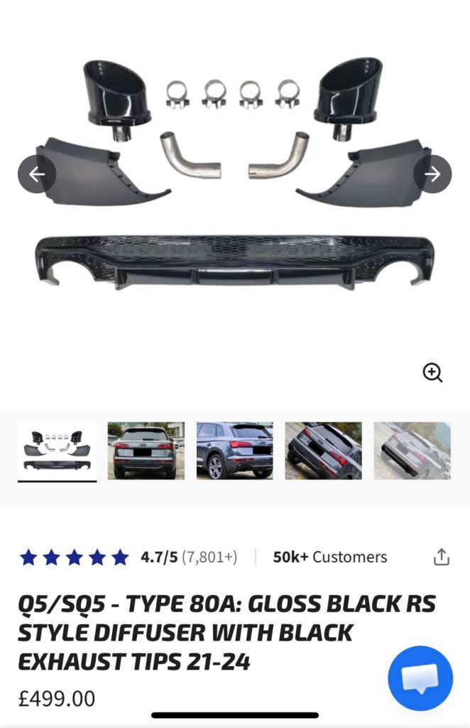 Q5/SQ5 - REAR BUMPER 