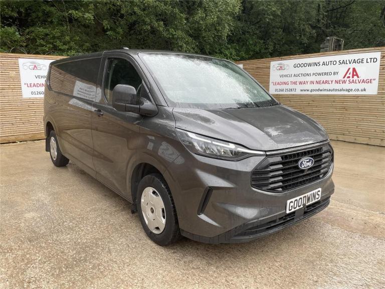 2024 FORD TRANSIT CUSTOM 300 TREND L2H1 2.0T ACCIDENT DAMAGED REPAIRABLE SALVAGE
