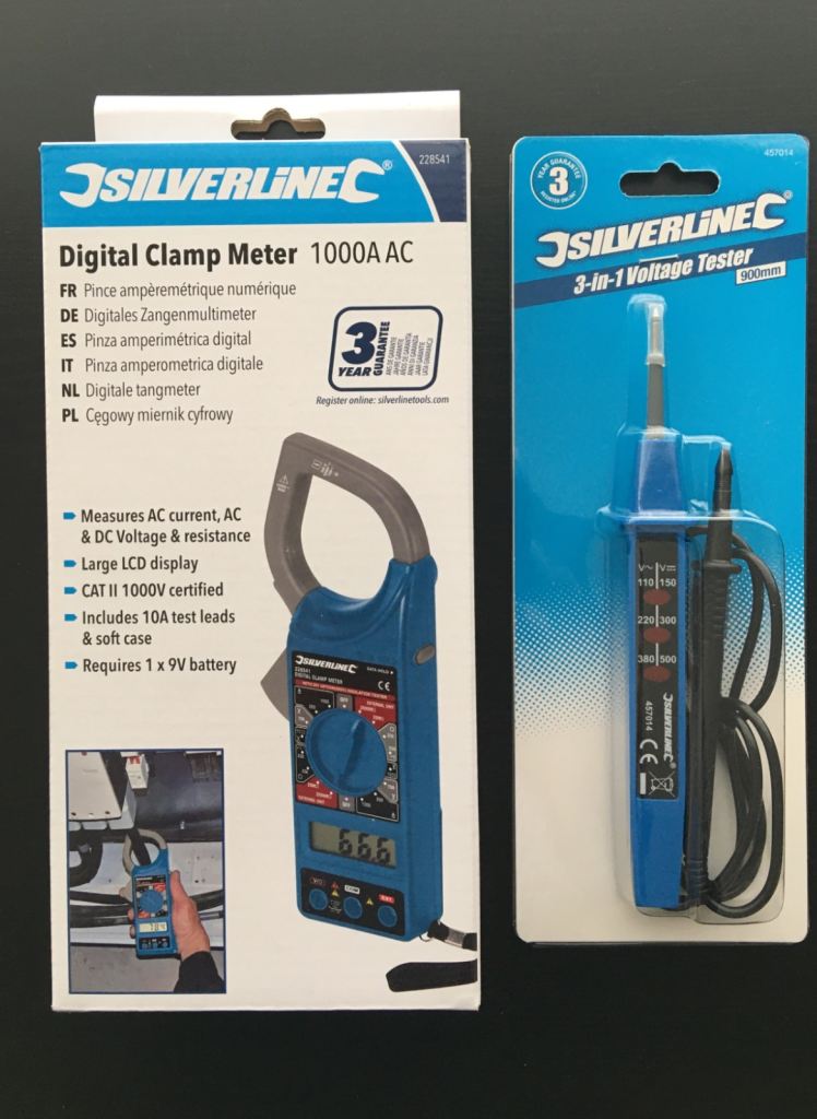 Digital clamp meter and 3in1 voltage tester brand New Boxed